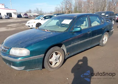 2001 Chevrolet Impala Ls из США, поврежденный, VIN 2G1WH55K219317191